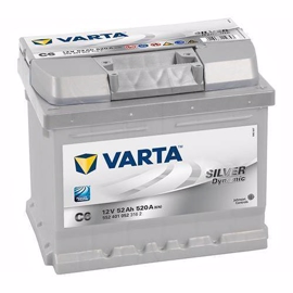 Varta  C6 Bilbatteri 12V 52Ah 552401052